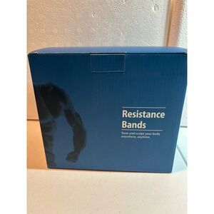 Resistance Bands Set 12 Piece Full Body Workout Fitness Home Gym Equipment‎